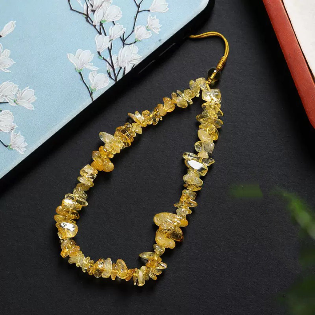 Natural Bead  Mobile Phone Chain