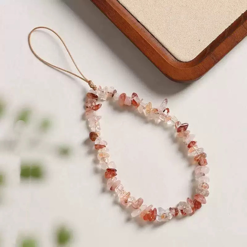 Natural Bead  Mobile Phone Chain