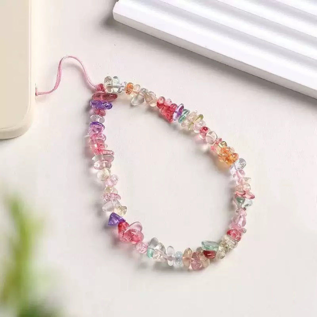 Natural Bead  Mobile Phone Chain