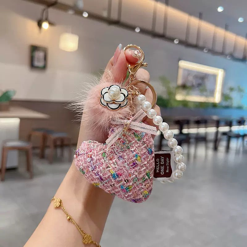 Stylish keychain/bag charm.