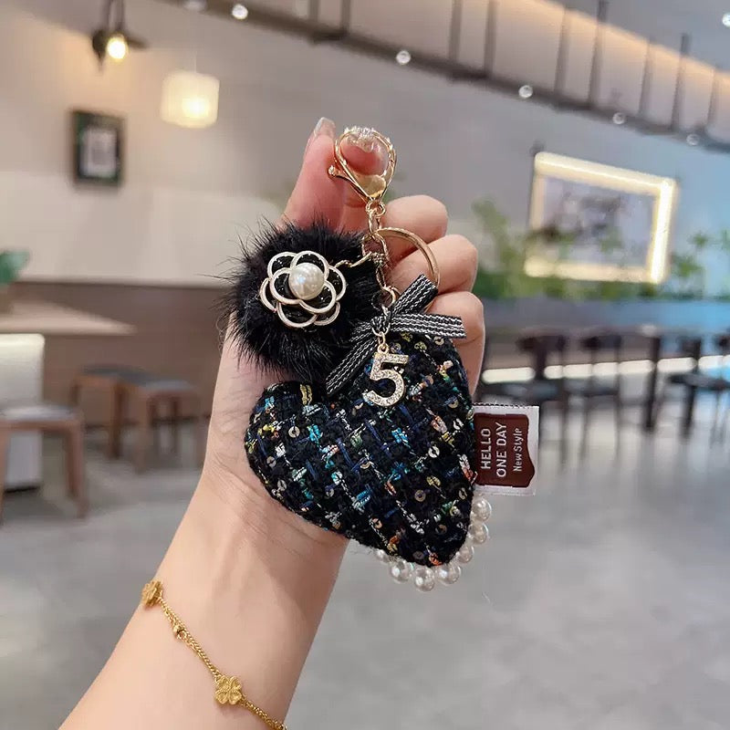 Stylish keychain/bag charm.