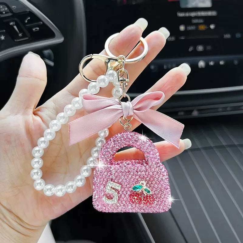 Stylish keychain/bag charm.