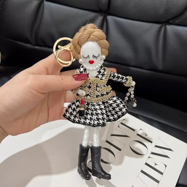 Stylish keychain/bag charm.