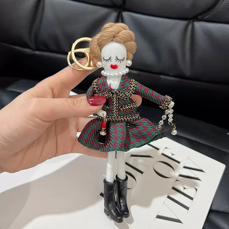 Stylish keychain/bag charm.